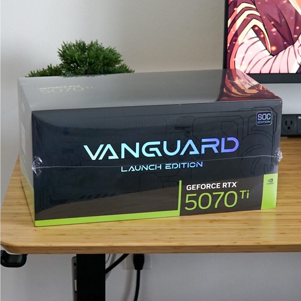 MSI GeForce RTX 5070 Ti 16G VANGUARD SOC LAUNCH EDITION includes Lucky Blind Box